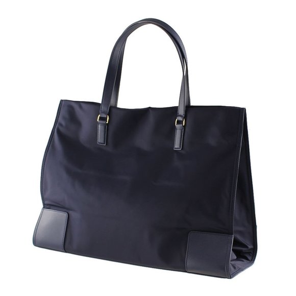 Tory Burch Ella Nylon Tote Bag—Navy - Picture 2 of 5